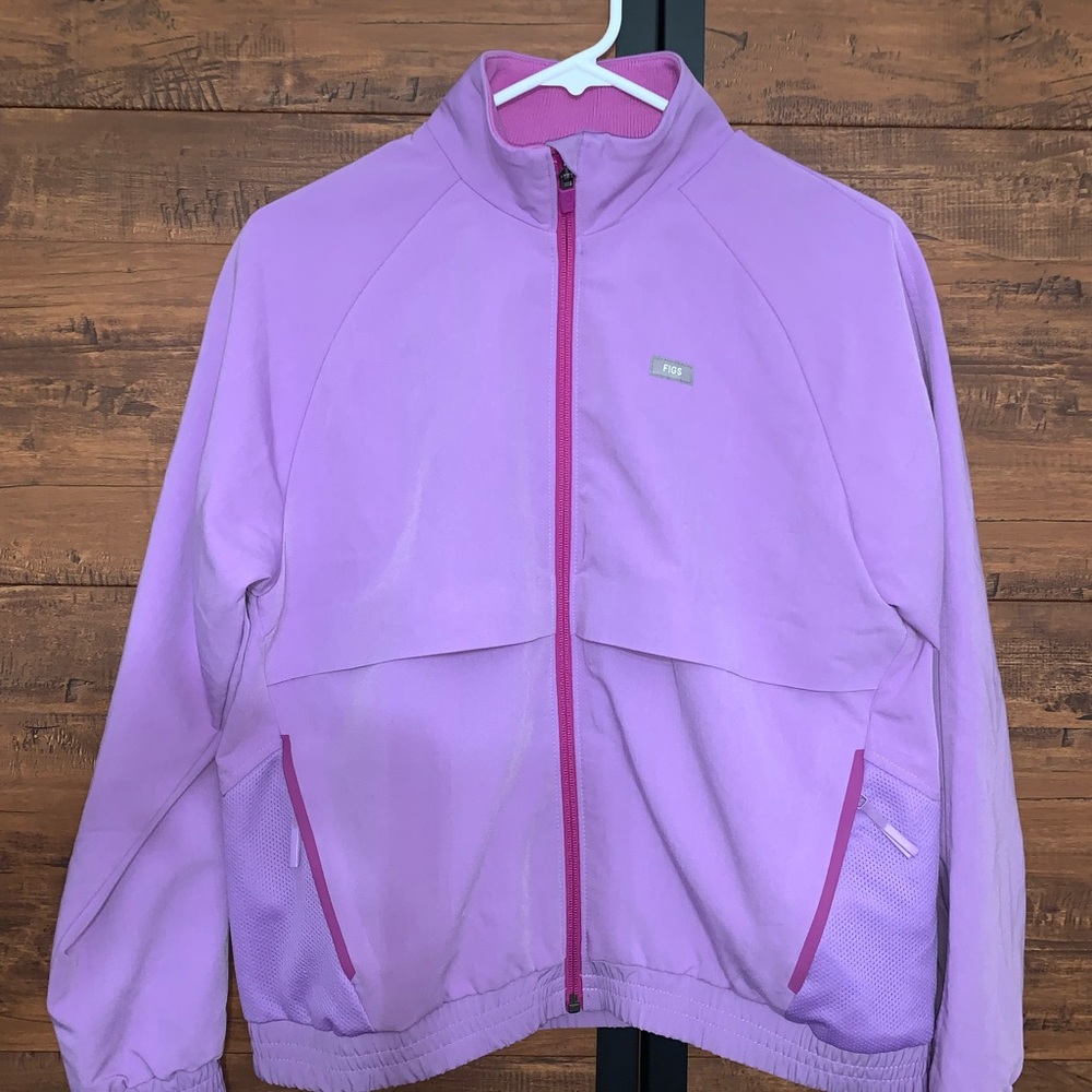 Figs Sydney Jacket in lilac dawn XS